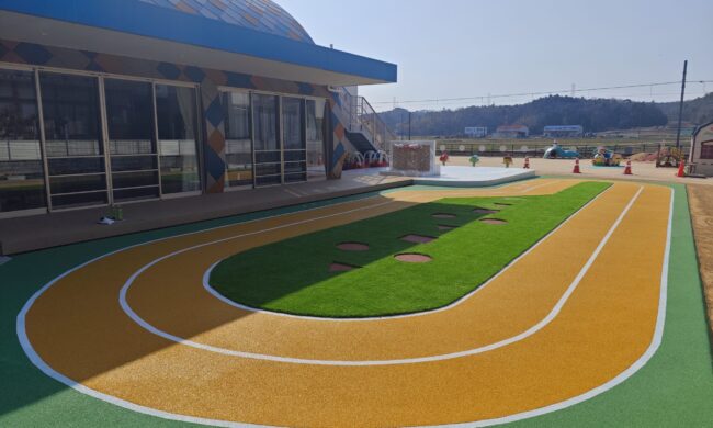 ゴムチップ舗装　ソフトグラウンドシリーズ