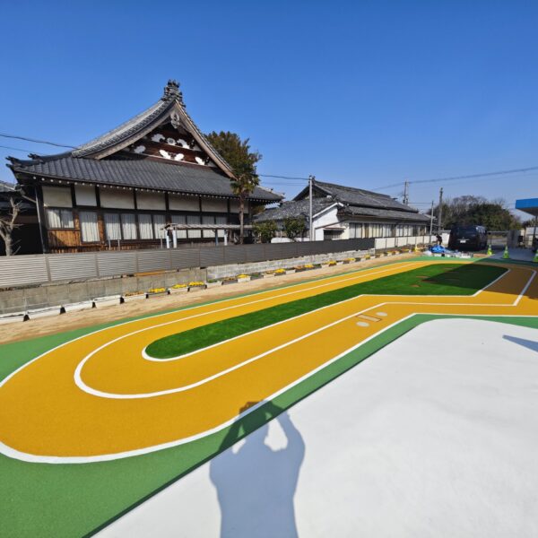 兵庫県小野市 保育施設7 ゴムチップ舗装 ソフトグラウンドシリーズ