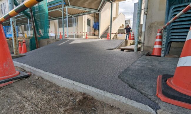 ゴムチップ舗装　ソフトグラウンドシリーズ