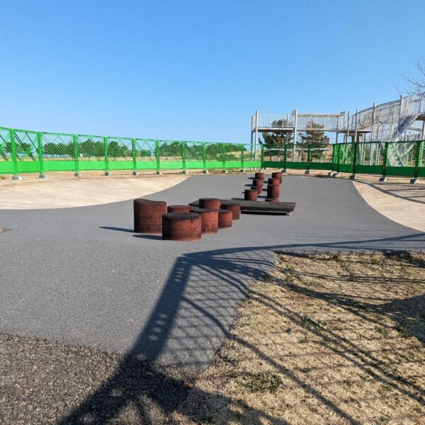 徳島県松茂町 公園施設3 ゴムチップ舗装 ソフトグラウンド