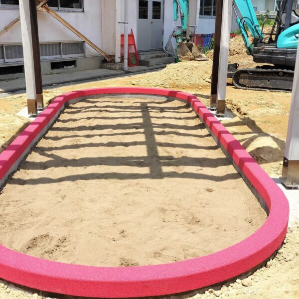 鳥取県鳥取市 保育施設4 ゴムチップ舗装 ソフトグラウンド