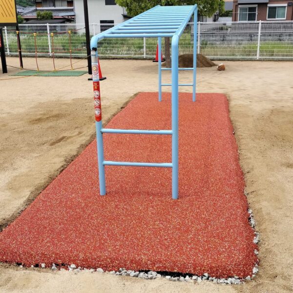 岡山県岡山市 保育施設3 ゴムチップ舗装 ソフトグラウンド