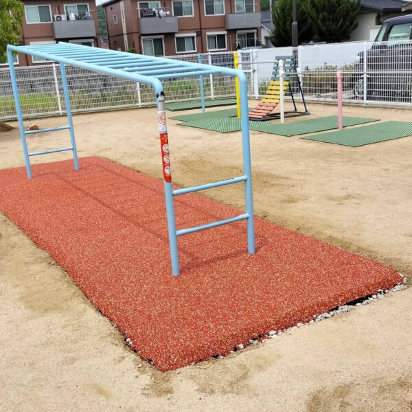 岡山県岡山市 保育施設4 ゴムチップ舗装 ソフトグラウンド