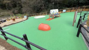 ゴムチップ舗装　ソフトグラウンド
