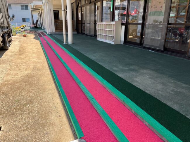 ゴムチップ舗装　ソフトグラウンド