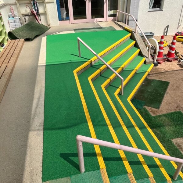 神戸市須磨区 保育施設4 ゴムチップ舗装 ソフトグラウンド