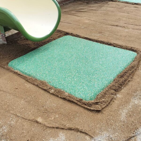 岡山県岡山市 保育施設6 ゴムチップ舗装 ソフトグラウンド