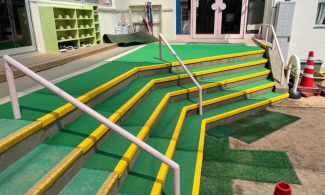 ゴムチップ舗装　ソフトグラウンド