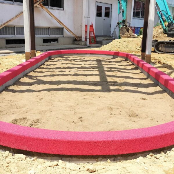 鳥取県鳥取市 保育施設5 ゴムチップ舗装 ソフトグラウンド