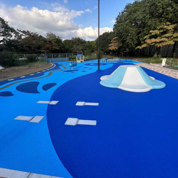 ゴムチップ舗装　ソフトグラウンド厚塗りタイプ