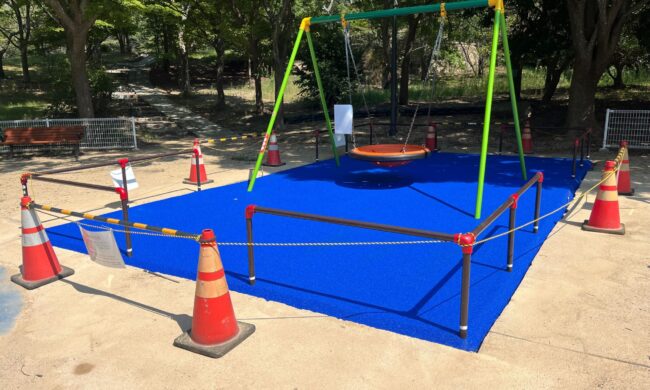 ゴムチップ舗装　ソフトグラウンド厚塗りタイプ