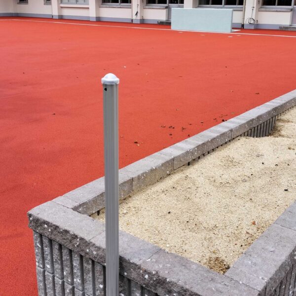 ゴムチップ舗装　ソフトグラウンド現場施工