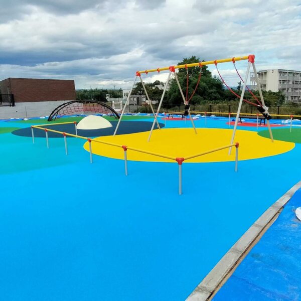 ゴムチップ舗装　ソフトグラウンド厚塗りタイプ