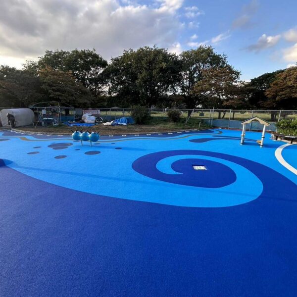 ゴムチップ舗装　ソフトグラウンド厚塗りタイプ