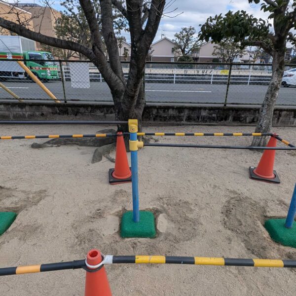 兵庫県明石市　ゴムチップ舗装　ソフトグラウンド　ゴムチップ