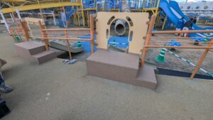 兵庫県明石市 ゴムチップ舗装 ソフトグラウンド ゴムチップ