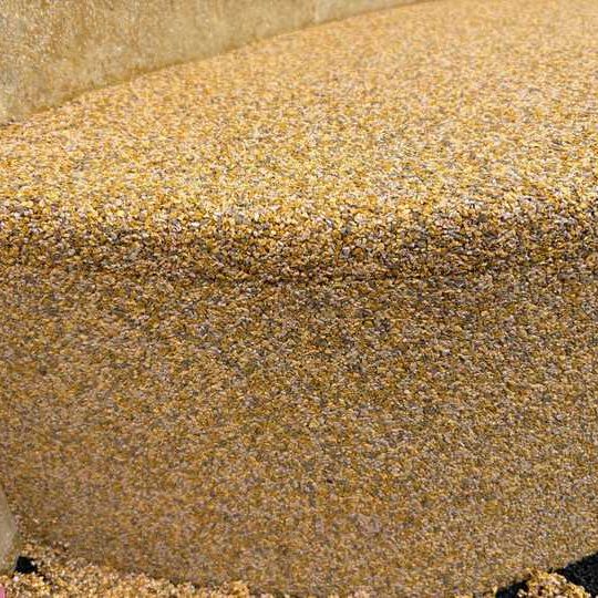 ソフトグラウンド砂場枠　ソフトグラウンド厚塗りタイプ　現場施工　ゴムチップ