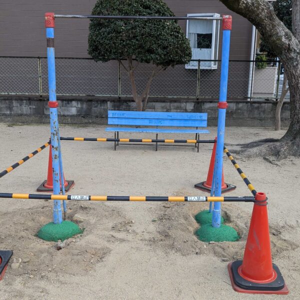 兵庫県明石市　ゴムチップ舗装　ソフトグラウンド　ゴムチップ