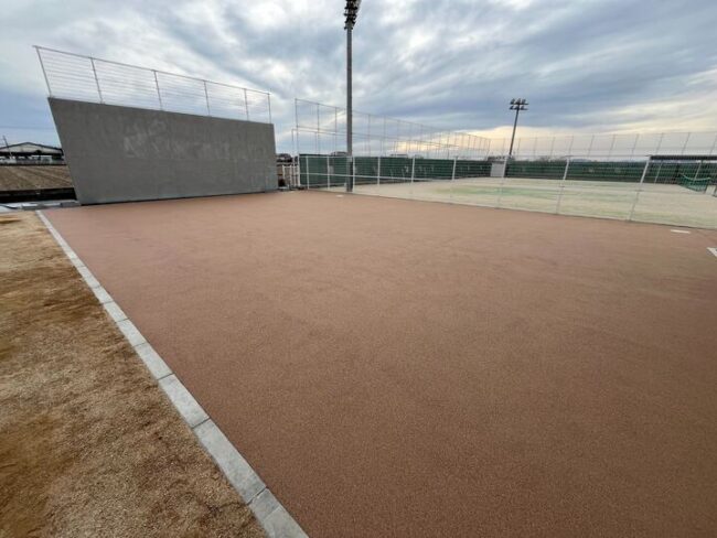 ゴムチップ舗装　ソフトグラウンド