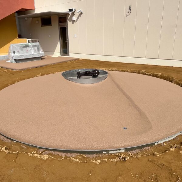 高知県高知市　ゴムチップ舗装　ソフトグラウンド