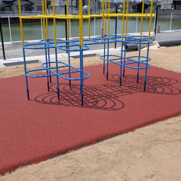 兵庫県播磨町ゴムチップ舗装