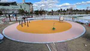 兵庫県宝塚市 ゴムチップ舗装