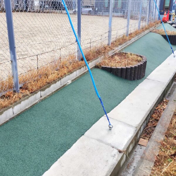 大阪府箕面市　ゴムチップ舗装