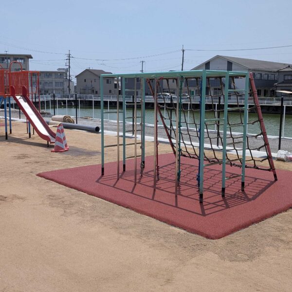 兵庫県播磨町ゴムチップ舗装