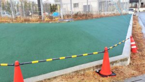 大阪府箕面市 ゴムチップ舗装