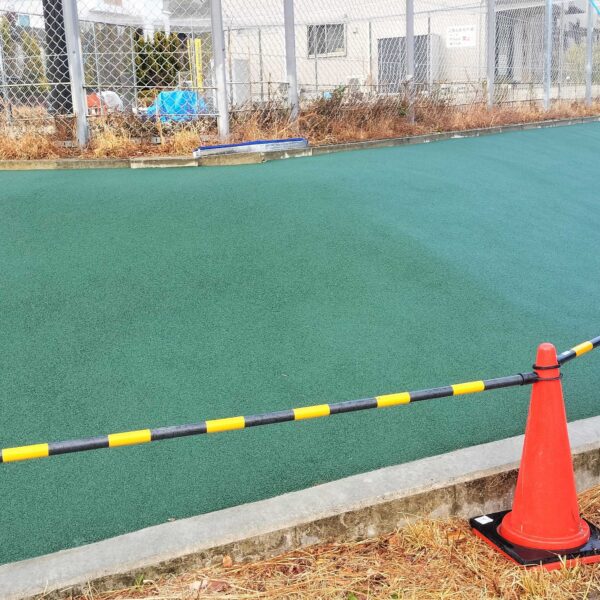 大阪府箕面市　ゴムチップ舗装