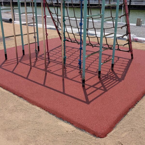 兵庫県播磨町ゴムチップ舗装