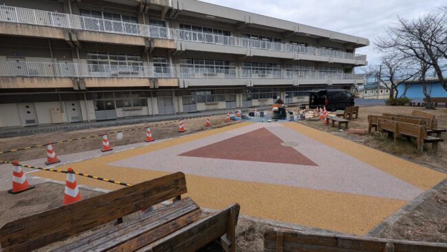 ゴムチップ舗装　ソフトグラウンド標準タイプ