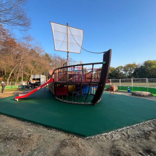 ゴムチップ舗装　奈良県　ソフトグラウンド厚塗りタイプ