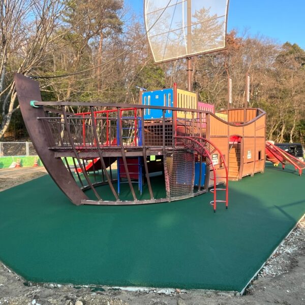 ゴムチップ舗装　奈良県　ソフトグラウンド厚塗りタイプ