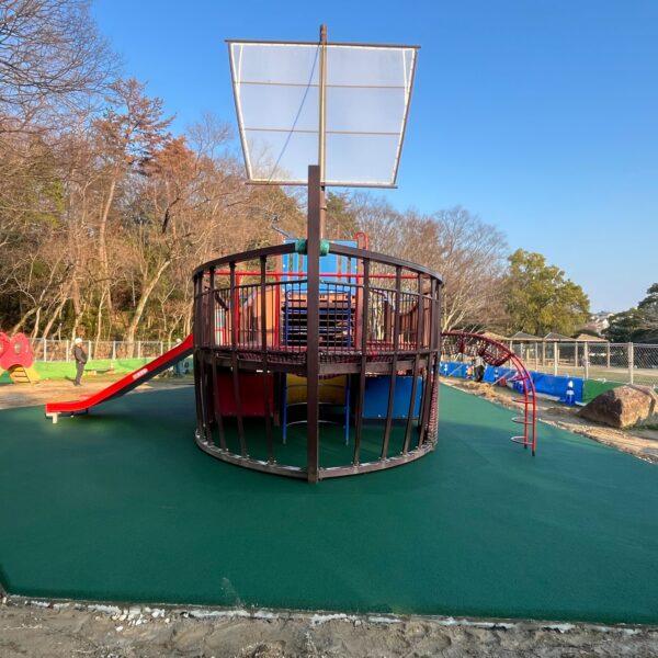 ゴムチップ舗装　奈良県　ソフトグラウンド厚塗りタイプ