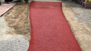 保育園　保育施設　幼稚園　ゴムチップ舗装 ｺﾞﾑﾁｯﾌﾟゴムチップ　ソフトグラウンド標準タイプ　ソフトグラウンド厚塗りタイプ　厚塗り　クッション性　